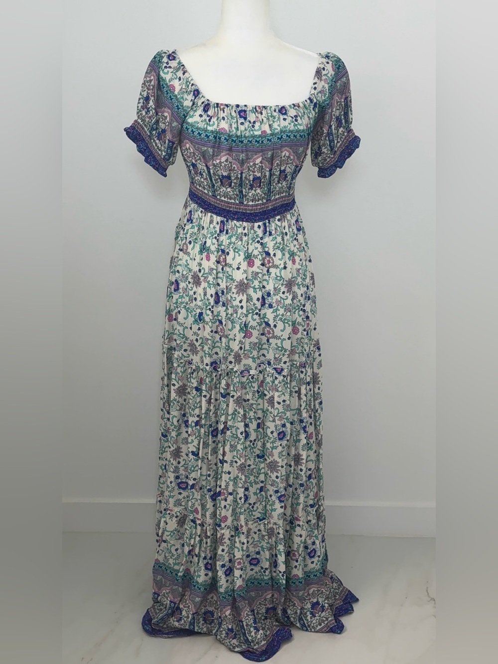 Sea Lustre Ruffled maxi dress Size M/L